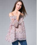 Flowers Printed silk georgette top